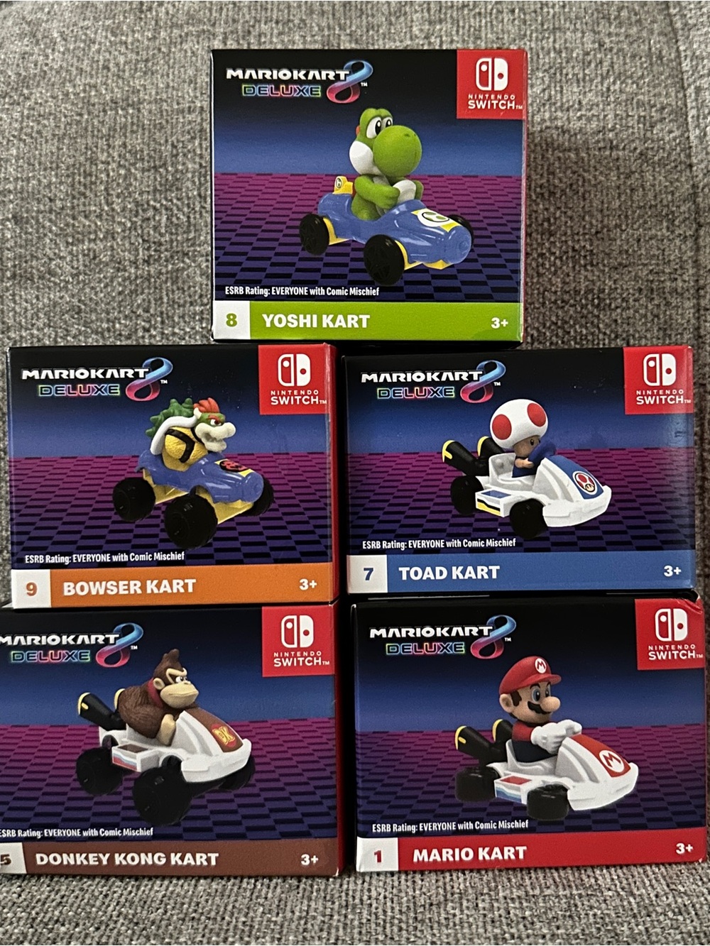Mcdonalds 2024 Mario Kart 8 Deluxe Toy Set
